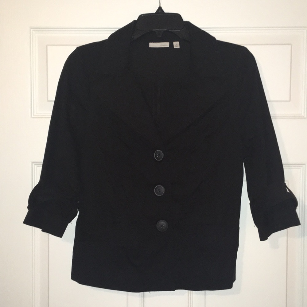 Black button up